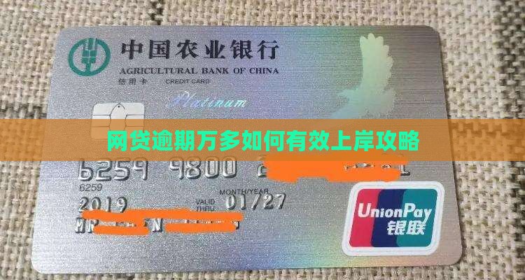 网贷逾期万多如何有效上岸攻略