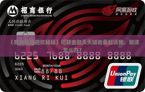 招联金融每天说要起诉我怎么办