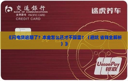 闪电贷逾期偿还本金规定