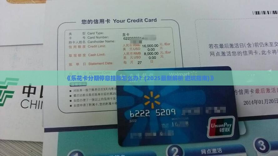 乐花卡分期停息挂账怎么操作详细步骤
