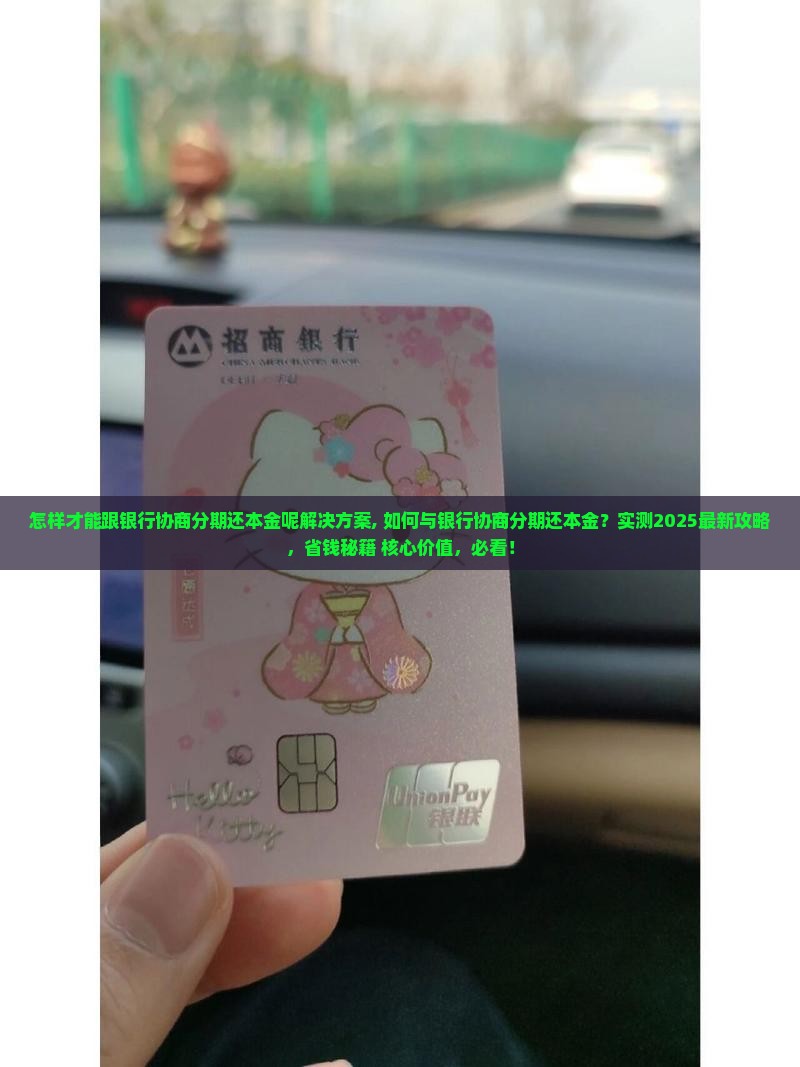 怎样才能跟银行协商分期还本金呢解决方案