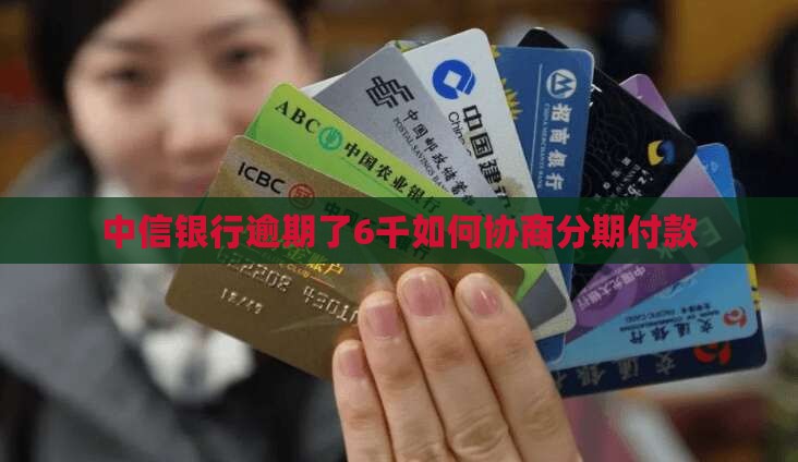 中信银行逾期了6千如何协商分期付款