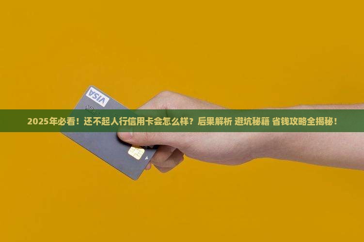 还不起人行信用卡会怎么样的后果是什么