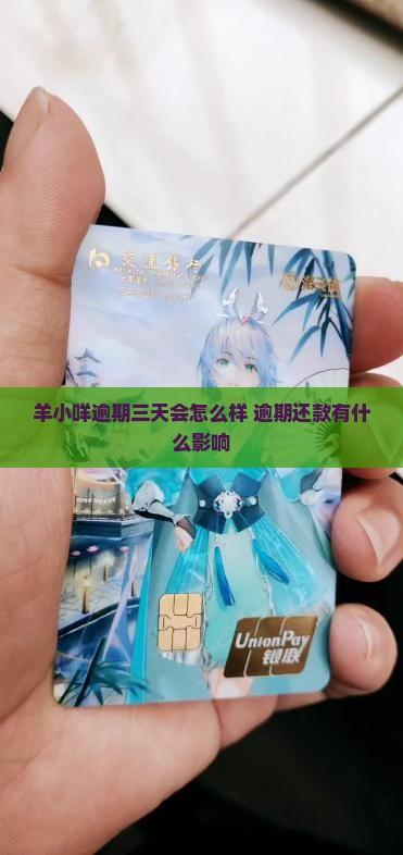 羊小咩逾期三天会怎么样还款会有什么影响
