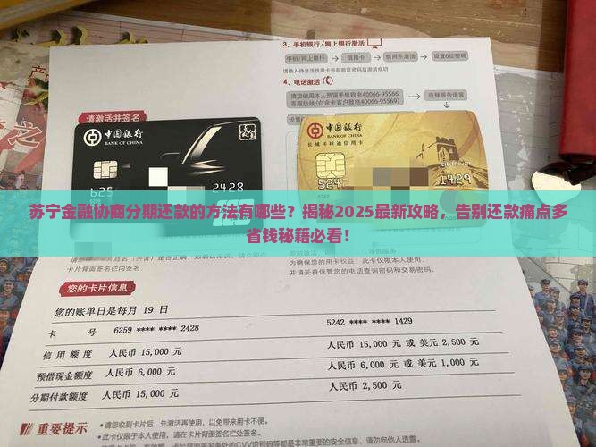 苏宁金融可以协商分期还款的方法有哪些