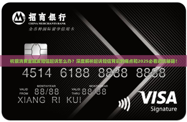 杭银消费金融发短信起诉应对方法