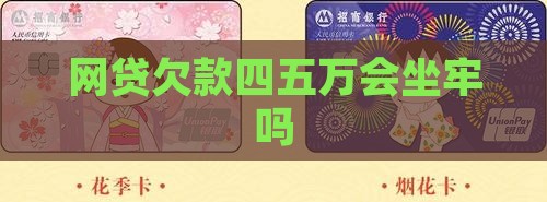 网贷欠款四五万会坐牢吗