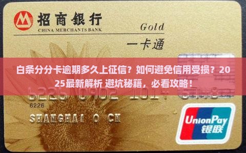 白条分分卡逾期多久上征信该怎么办