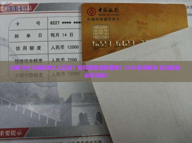白条分分卡逾期多久上征信该怎么办