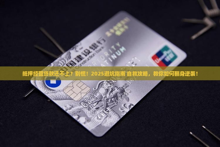 抵押经营贷款还不上怎么办
