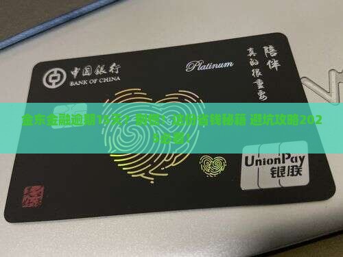 金东金融逾期15天如何处理