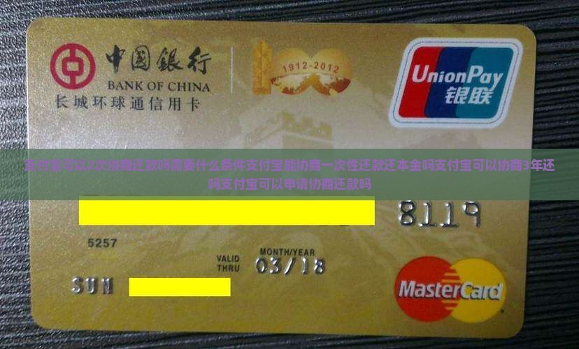 支付宝可以2次协商还款吗需要什么条件