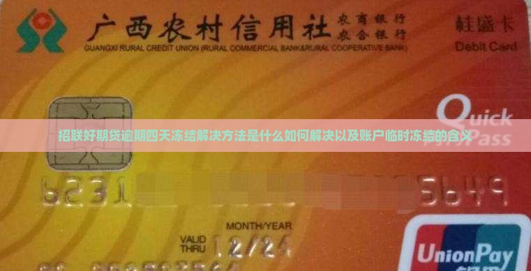 招联好期贷逾期四天冻结解决方法