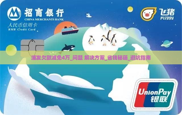 浦发欠款减免4万怎么办