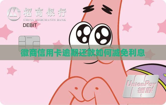 徽商信用卡逾期还款如何减免利息
