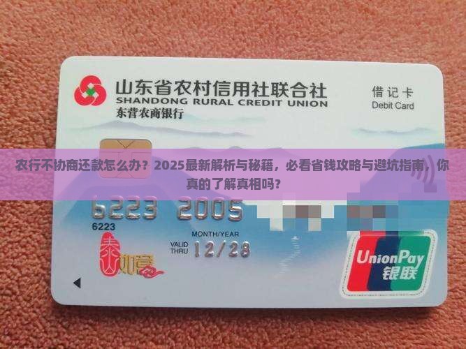 农行不协商还款怎么办