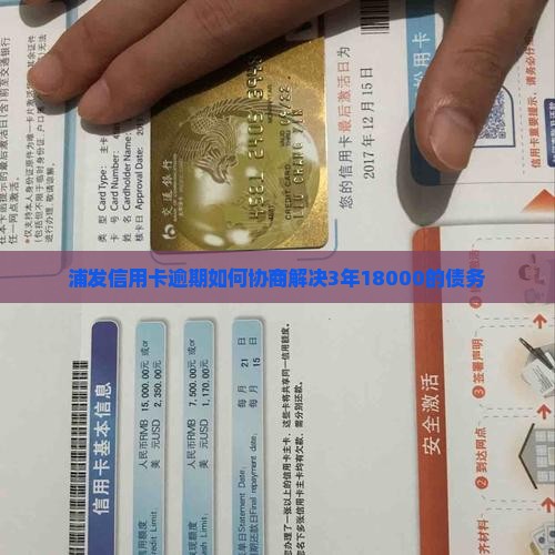 浦发信用卡3年逾期18000如何解决