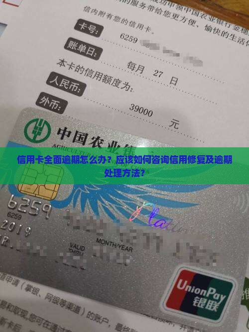信用卡全面逾期怎么办？应该如何咨询信用修复及逾期处理方法？