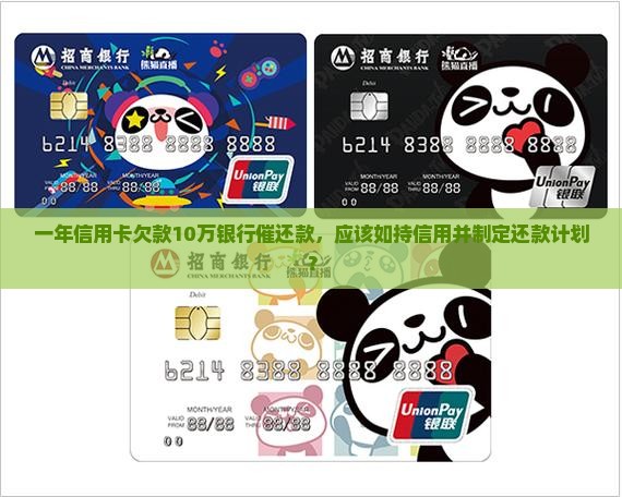 一年信用卡欠款10万银行催还款，应该如持信用并制定还款计划？