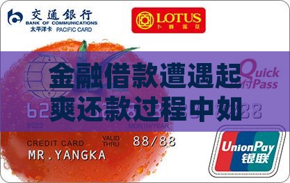 金融借款遭遇起爽还款过程中如何协商处理？