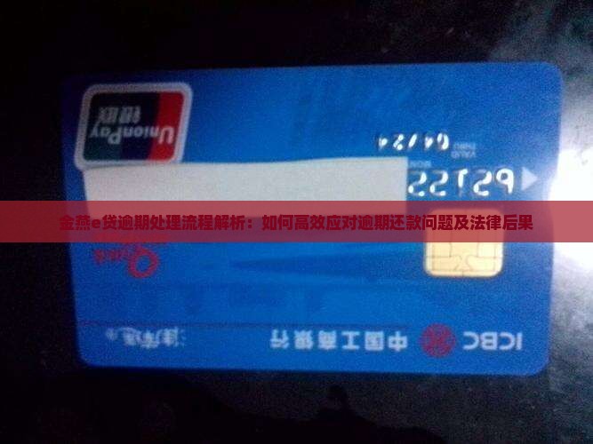金燕e贷逾期处理流程解析：如何高效应对逾期还款问题及法律后果