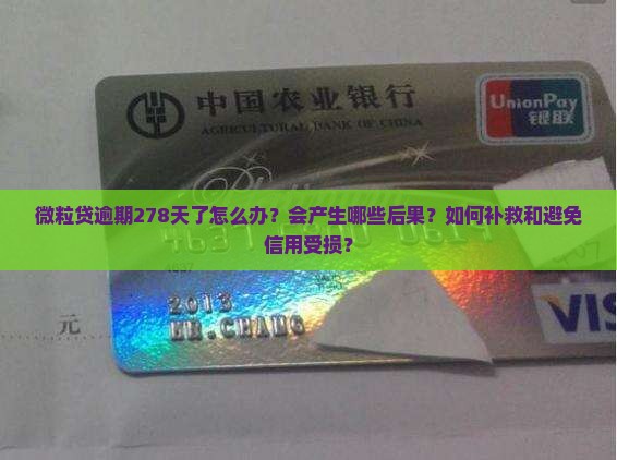 微粒贷逾期278天了怎么办？会产生哪些后果？如何补救和避免信用受损？
