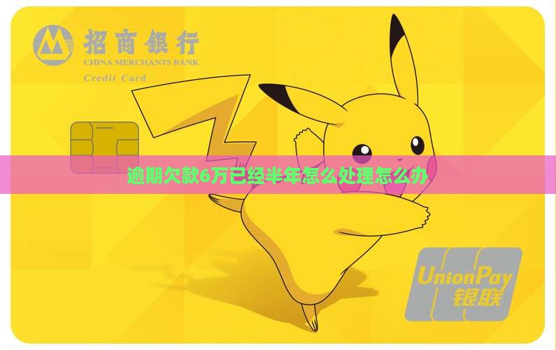 逾期欠款6万已经半年怎么处理怎么办