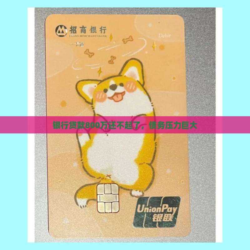 银行贷款800万还不起了，债务压力巨大