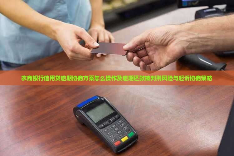 农商银行信用贷逾期协商方案怎么操作及逾期还款被判刑风险与起诉协商策略