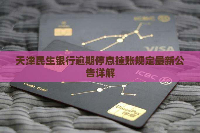 天津民生银行逾期停息挂账规定最新公告详解