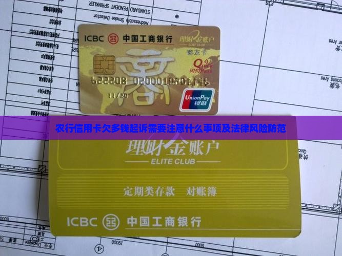 农行信用卡欠多钱起诉需要注意什么事项及法律风险防范