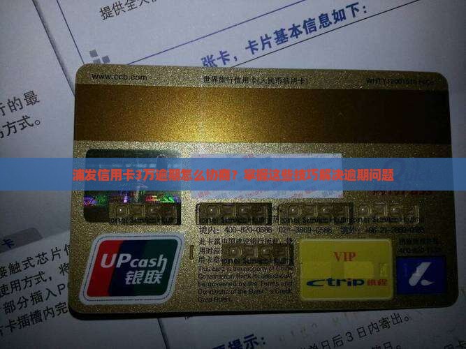 浦发信用卡3万逾期怎么协商？掌握这些技巧解决逾期问题
