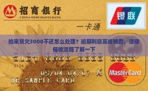 拍来贷欠3000不还怎么处理？逾期利息高成被告，法律催收流程了解一下