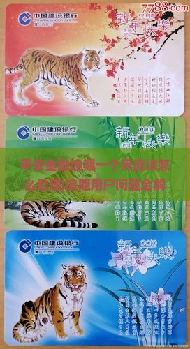 平安金融逾期一个月应该怎么处理
