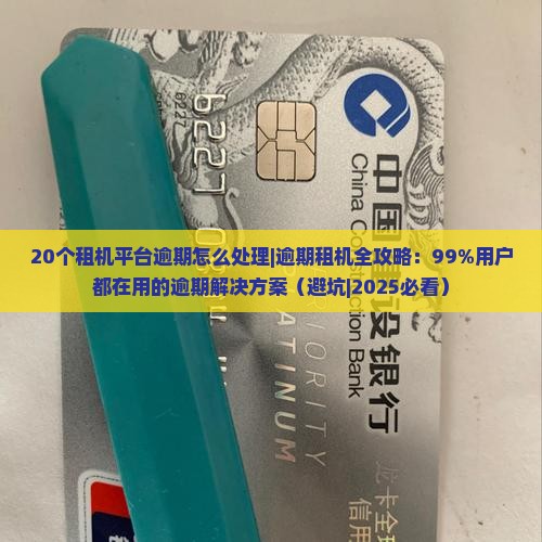 20个租机平台逾期怎么处理