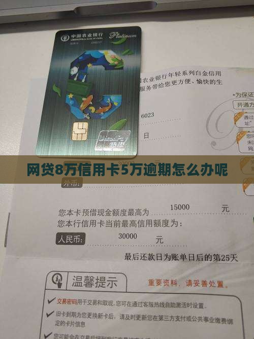 网贷8万信用卡5万逾期怎么办呢