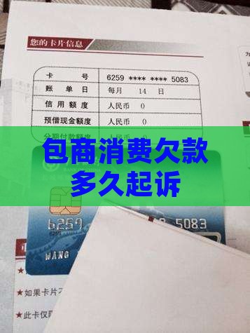 包商消费欠款多久起诉