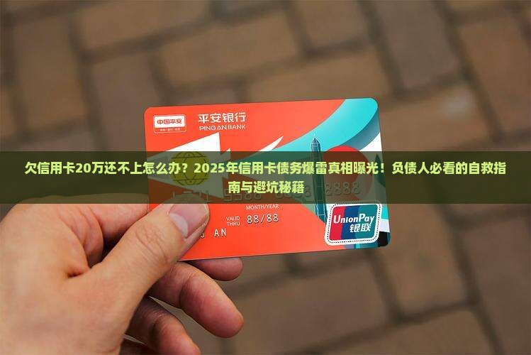 欠信用卡20万还不上怎么办