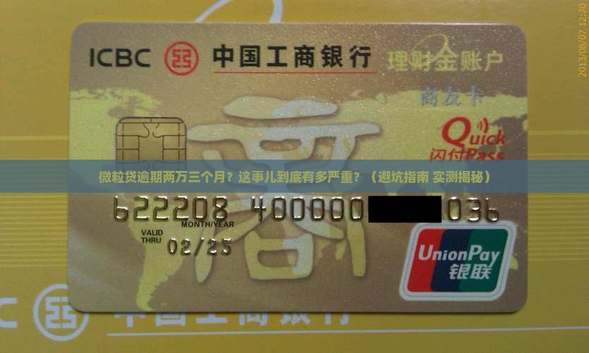 微粒贷逾期两万三个月