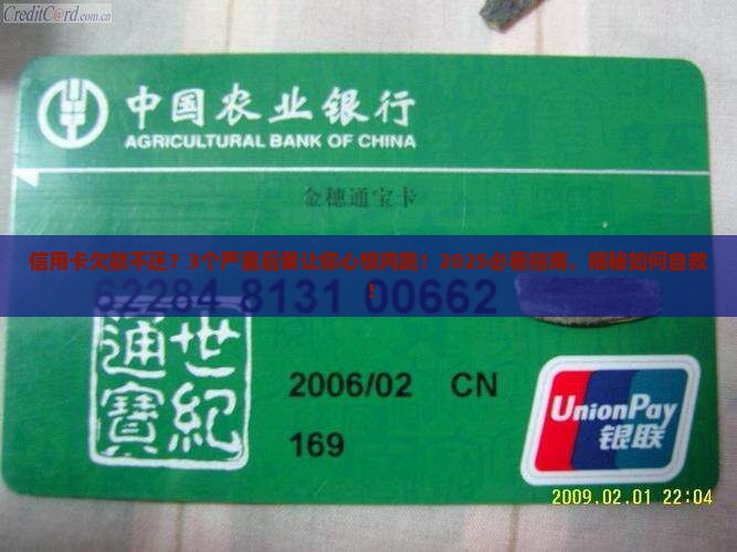 欠银行信用卡不还的后果严重吗