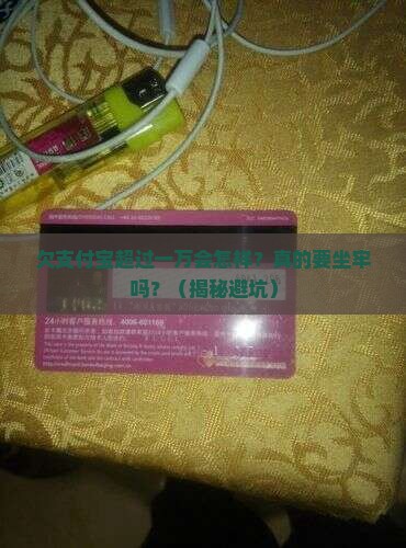 欠支付宝超过一万会怎么样需要承担什么后果
