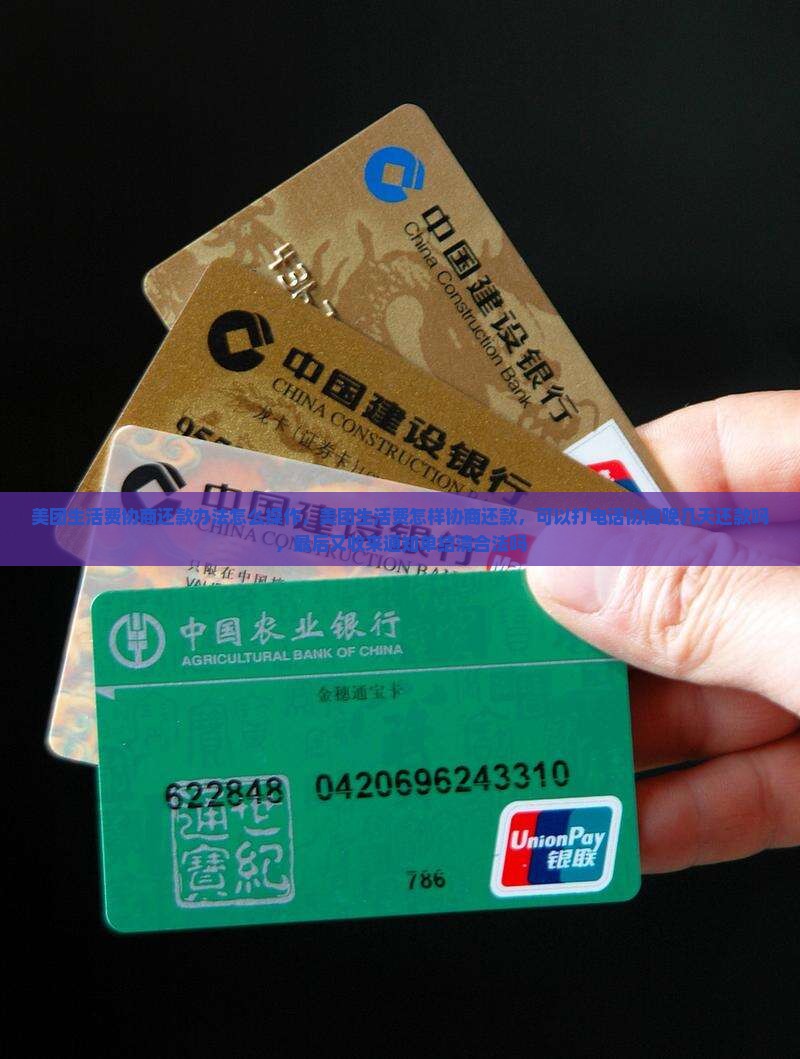 美团生活费协商还款办法怎么操作