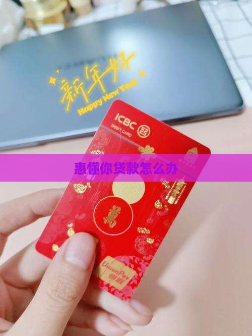惠懂你贷款怎么办