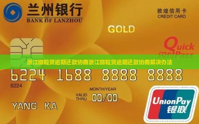 浙江微粒贷逾期还款协商