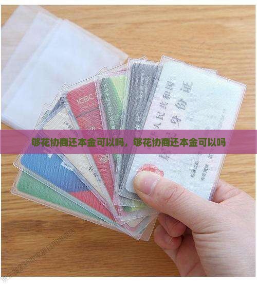 够花协商还本金可以吗