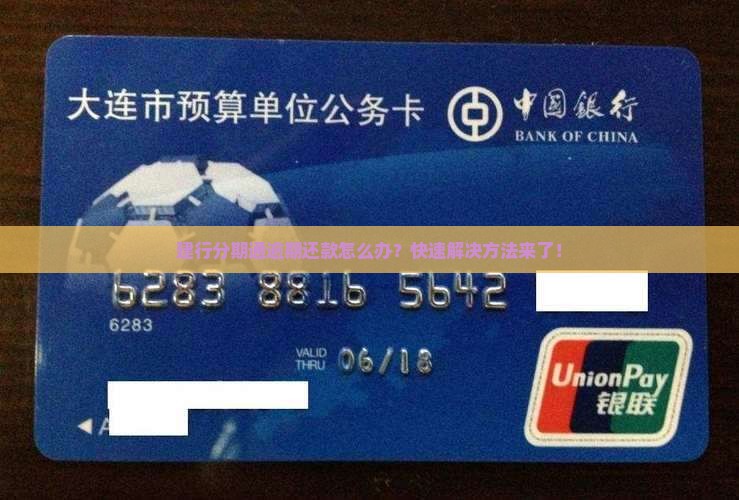 建行分期通逾期还款怎么办
