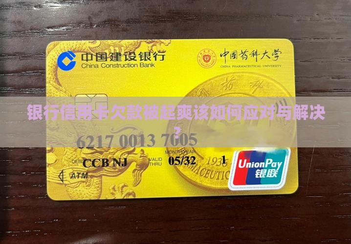 银行信用卡欠款被起爽该如何应对与解决？