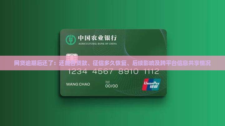 网贷逾期后还了：还能否贷款、征信多久恢复、后续影响及跨平台信息共享情况