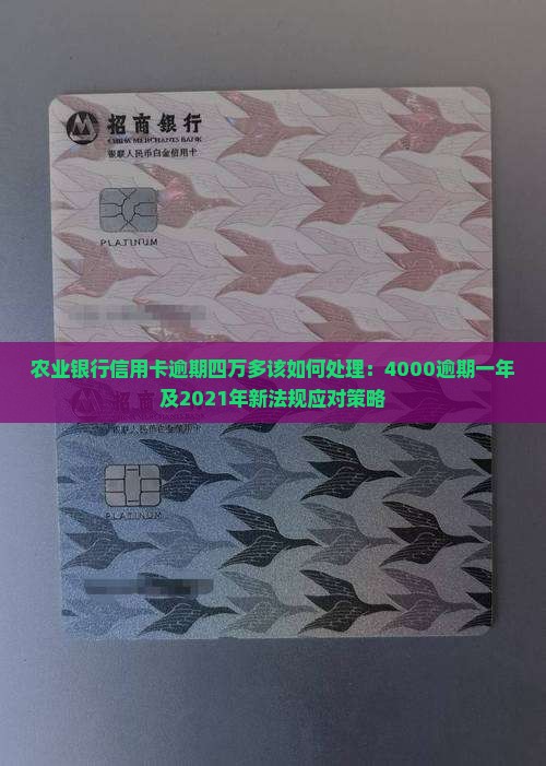 农业银行信用卡逾期四万多该如何处理：4000逾期一年及2021年新法规应对策略