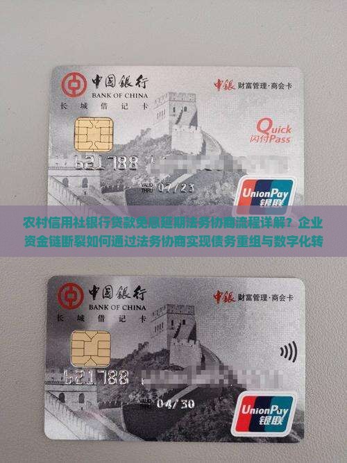 农村信用社银行贷款免息延期法务协商流程详解？企业资金链断裂如何通过法务协商实现债务重组与数字化转型
